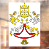 Wapenstaart van Vaticaanstad Raamsticker (Vel 2)