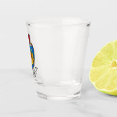 Wapenstaart van Venetië, Italië Shot Glas (Rechts)