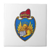 Wapenstaart van Venetië, Italië Tegeltje (Voorkant)