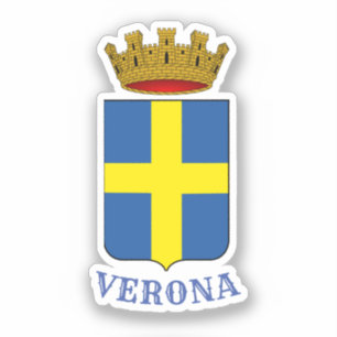 Wapenstaart van Verona, Italië Sticker