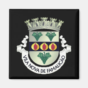 Wapenstaart van Vila Nova de Famalicão, PORTUGAL Magneet