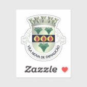 Wapenstaart van Vila Nova de Famalicão, PORTUGAL Sticker (Vel)