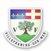 Wapenstaart van Villefranche-sur-Mer, Klasse Frank Sticker (Voorkant)