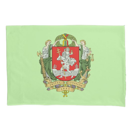 Wapenstaart van Vilnius, Litouwen Pillowcase Kussensloop (Voorkant)