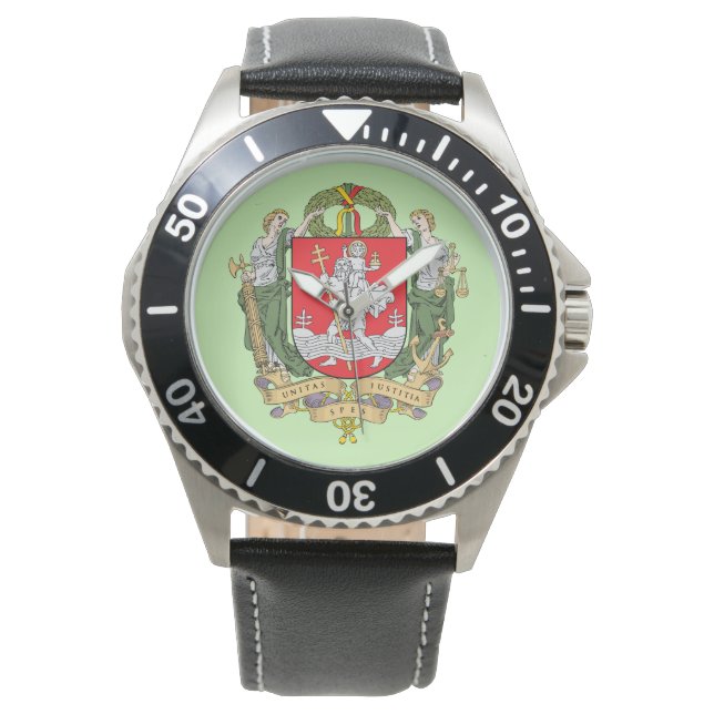 Wapenstaart van Vilnius, Litouwen Watch Horloge (Voorkant)