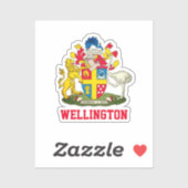 Wapenstaart van Wellington, Nieuw-Zeeland Sticker (Vel)
