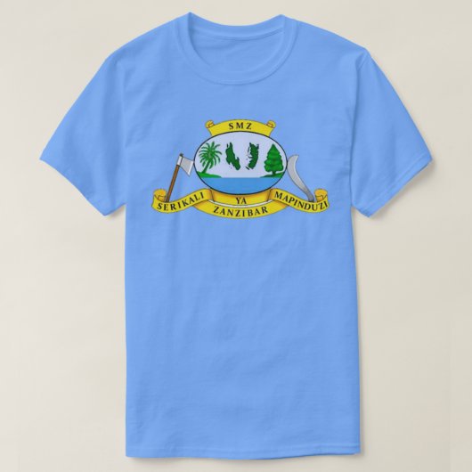 Wapenstaart van Zanzibar T-shirt (Design voorkant)