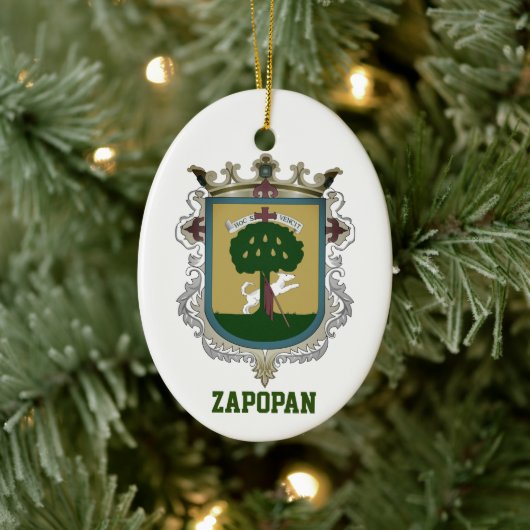 Wapenstaart van Zapopan - Mexico Keramisch Ornament (Boom)