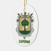 Wapenstaart van Zapopan - Mexico Keramisch Ornament (Links)