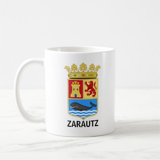 Wapenstaart van Zarautz - Gipuzkoa Koffiemok (Links)
