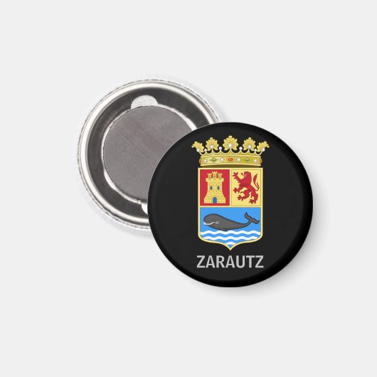 Wapenstaart van Zarautz - Gipuzkoa Magneet (Voorkant / Achterkant)