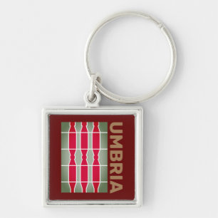 Wapenstaart/vlag van Umbrië, Italië Sleutelhanger