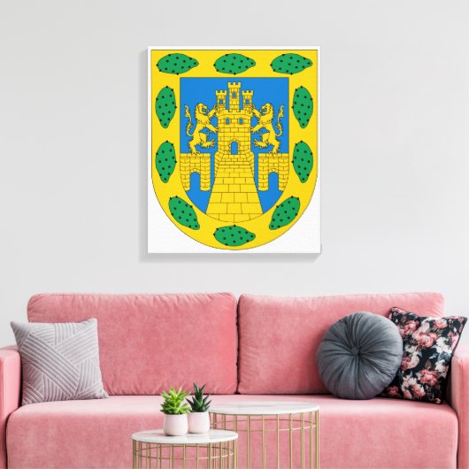 Wapenstilstand in Mexico Canvas Afdruk (Insitu (Woonkamer))