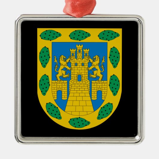 Wapenstilstand in Mexico Metalen Ornament (Voorkant)