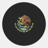 Wapenstilstand in Mexico Ronde Sticker (Voorkant)