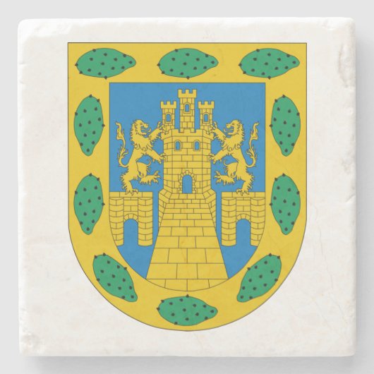 Wapenstilstand in Mexico Stenen Onderzetter (Voorkant)