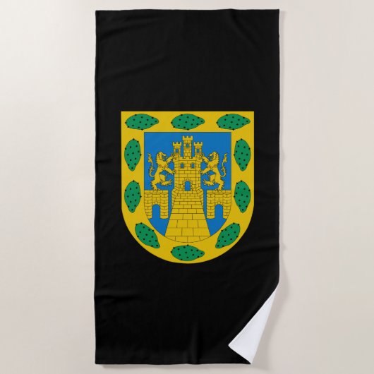 Wapenstilstand in Mexico Strandlaken (Voorkant)