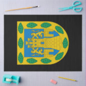 Wapenstilstand in Mexico Tissuepapier (Craft)