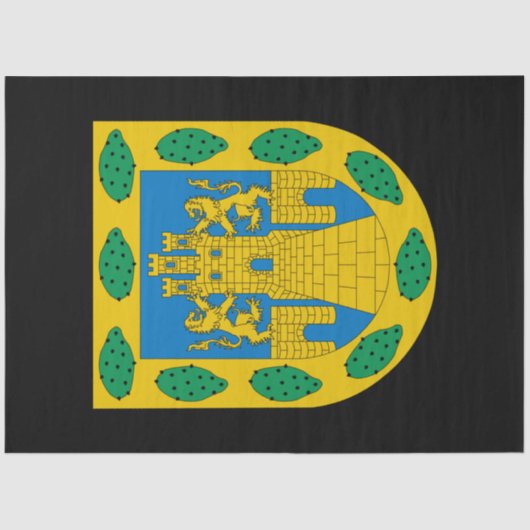 Wapenstilstand in Mexico Tissuepapier (Voorkant)