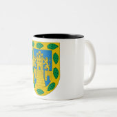 Wapenstilstand in Mexico Tweekleurige Koffiemok (Voorkant rechts)