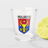 Wapenstilstand in Moldavië Shot Glas (Voorkant)