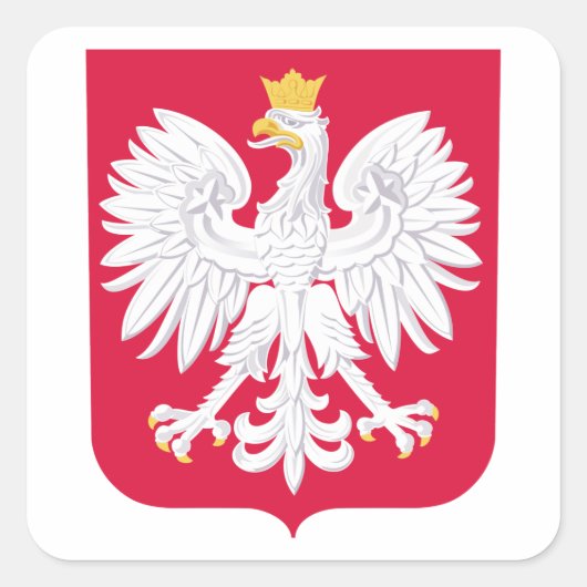 wapenstilstand in Polen Vierkante Sticker (Voorkant)