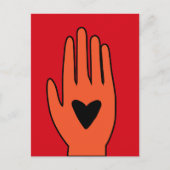 Wapenstilstand nu hand Palestina grafisch ontwerp Briefkaart (Voorkant)