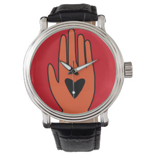 Wapenstilstand nu hand Palestina grafisch ontwerp Horloge