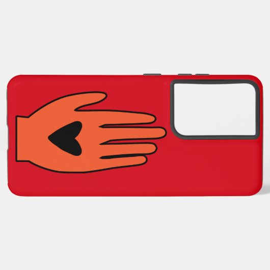 Wapenstilstand nu hand Palestina grafisch ontwerp Samsung Galaxy Hoesje (Achterkant horizontaal)