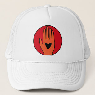 Wapenstilstand nu hand Palestina grafisch ontwerp Trucker Pet
