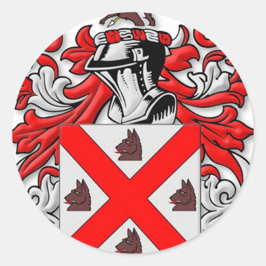 Wapenstilstand Ronde Sticker (Voorkant)