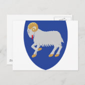 wapenstilstand van de Faeröer Briefkaart (Voorkant / Achterkant)