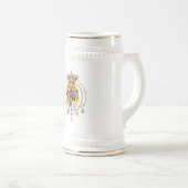 Wapenstilstand van twee Sicilië Italië Bierpul (Voorkant rechts)