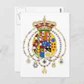 Wapenstilstand van twee Sicilië Italië Briefkaart (Voorkant / Achterkant)