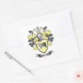 wapenstilstand vierkante sticker (Envelop)