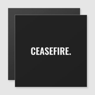 Wapenstilstand zwart wit minimalistische anti-oorl