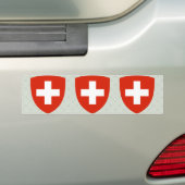 Wapenstilstand Zwitserland Bumpersticker (Op auto)
