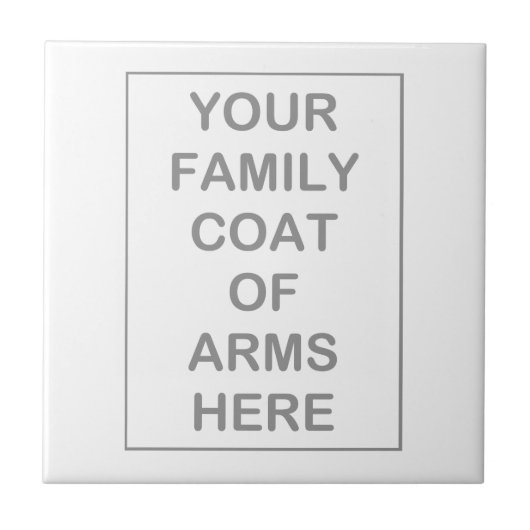Wapenstilte Tegeltje (Voorkant)