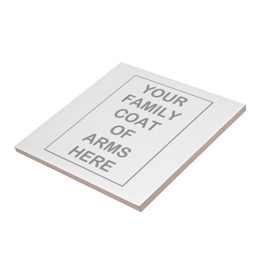 Wapenstilte Tegeltje (Zijkant)