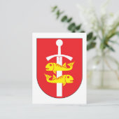 Wapenstoofpot van Gdynia Briefkaart (Staand voorkant)