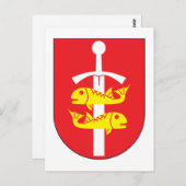 Wapenstoofpot van Gdynia Briefkaart (Voorkant / Achterkant)