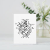 Wapenstoofpot van koning Arthur Briefkaart (Staand voorkant)