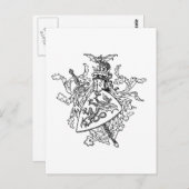 Wapenstoofpot van koning Arthur Briefkaart (Voorkant / Achterkant)