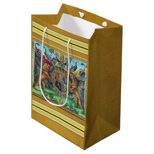 Wapentas Medium Cadeauzakje (Voorkant Gekanteld)