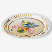 Wapenturks- en Caicoschildpadden Papieren Bordje (Gekanteld)