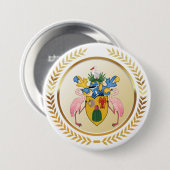 Wapenturks- en Caicoschildpadden Ronde Button 7,6 Cm (Voorkant /achterkant)