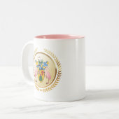 Wapenturks- en Caicoschildpadden Tweekleurige Koffiemok (Voorkant links)