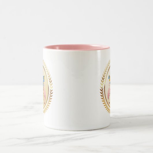 Wapenturks- en Caicoschildpadden Tweekleurige Koffiemok (Center)