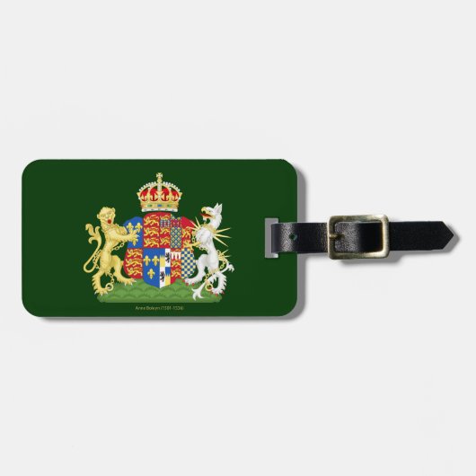 Wapenvangers Anne Boleyn Bagagelabel (Voorkant horizontaal)