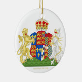 Wapenvangers Anne Boleyn Keramisch Ornament (Rechts)
